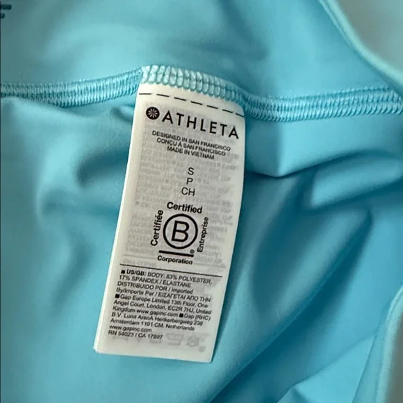NEW Athleta Ace Advantage 13 1/2” Skort, Small, Light Blue, With Pockets - Picture 8 of 11
